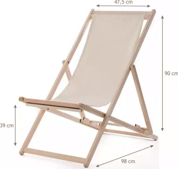 Liegestuhl Klassisch - L